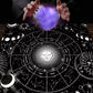 1pc Tarot card tablecloth, twelve constellations divination, starry sky altar cloth, Tarot card game decoration tablecloth