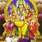 Religion Elephant God India Hinduism Ganesha Painting Canvas Durga Golden Zari Art Poster Prints Living Room Home Decor Pictures