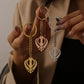Punjabi Sikh Gold Keychain Pendant Gift 18K Stainless Steel Believer Faith Master Unique Symbol Religious Jewelry Souvenir Gift
