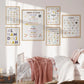 Islam Muslim Prophets Arabic Alphabet Allah Quran Personalization Children Nursery Wall Art Painting Poster Baby Kids Room Decor
