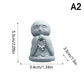 Buddha Statues Cute Little Jizo Buddha Sculpture Figurines Garden Ornaments Japanese Buddha Ksitigarbha Aquarium Bonsai