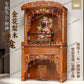 D178  Household Buddhist shrine cabinet solid wood, Guan Gong shrine cabinet God of Wealth offering cabinet