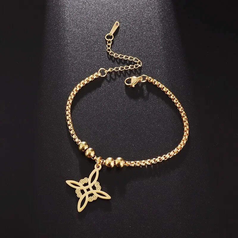 Metatron Cube Bracelet Women's Stainless Steel Archangel Day Bracelet Men's Fashion Sacred Geometry Amulet Jewelry Gift