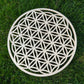 Wholesale 15/20/30cm High Quality Wooden Sign Flower Of Life Sacred Geometry Home Decoration Wood Coaster for Home Wall Decor