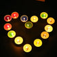 10pcs Round Aluminum Tea Candles Confession Candles Tea Making Heat Preservation Small Candles Smokeless and Odorless Candles
