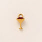 1PC minimalist gourmet style pendant, stainless steel plated with 18K gold, DIY preferred jewelry accessory