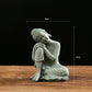 Stone Buddha Statue Ornaments Creative Craft Tabletop Statue Gift for Housewarmin