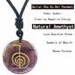 Hot Natural Crystal Quartz Cho Ku Rei Reiki Energy Symbol Pendant Ancient Spiritual Healing Necklaces Pendants Women Man Jewelry