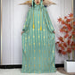 2024 New Muslim Long Sleeve Abaya Women Ramadan Prayer Clothes Turkey Middle East Femme Robe Loose African Dress Two-Hat Abaya