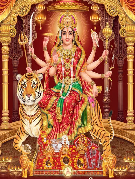 India Hindu God Ganesha Temple Elephant Poster God Series Religion Canvas Painting Print Wall Art Picture Living Room Decor