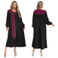 Women Church Clergy Robe Baptism Confirmation Officiant Costume Priest Preacher Dresses Choir Performance Praise Worship Dress