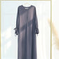 Eid Muslim Dress for Women Abaya Bow Jalabiya Ramadan Lace Up Vestidos Largos Islam Arab Long Robe Morocco Dubai Kaftan 2025