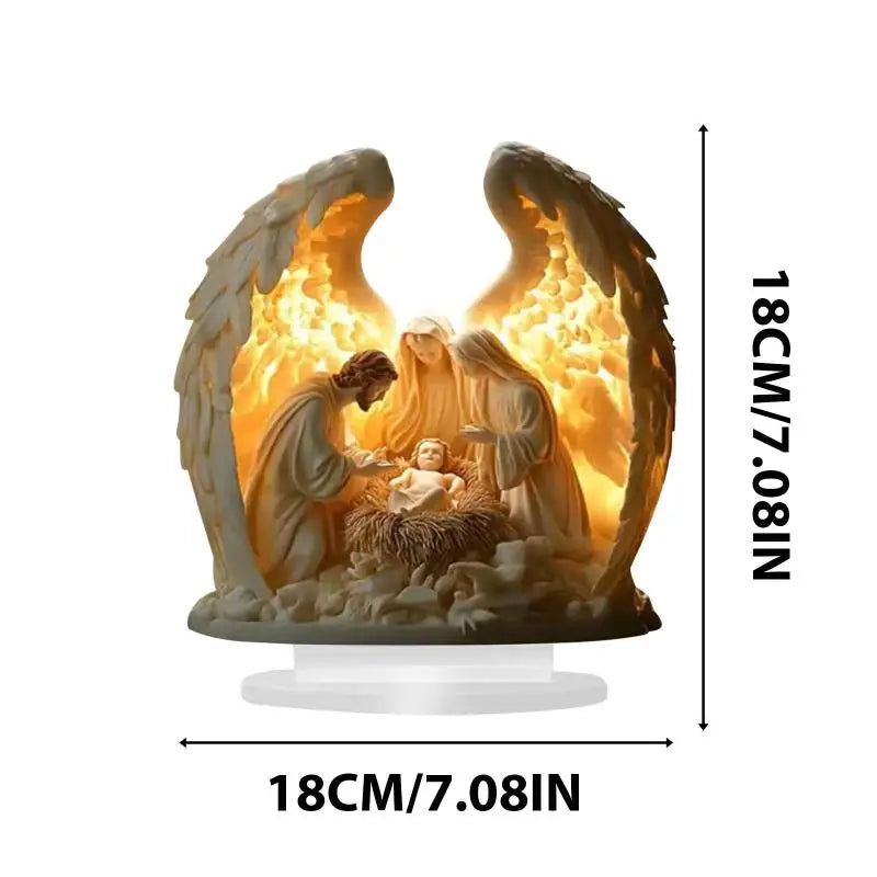 Radiant Praying Angel Statue  A Calming And Warm Desktop Decoration The Perfect Gift For Your Home Office Or Cafe Decor