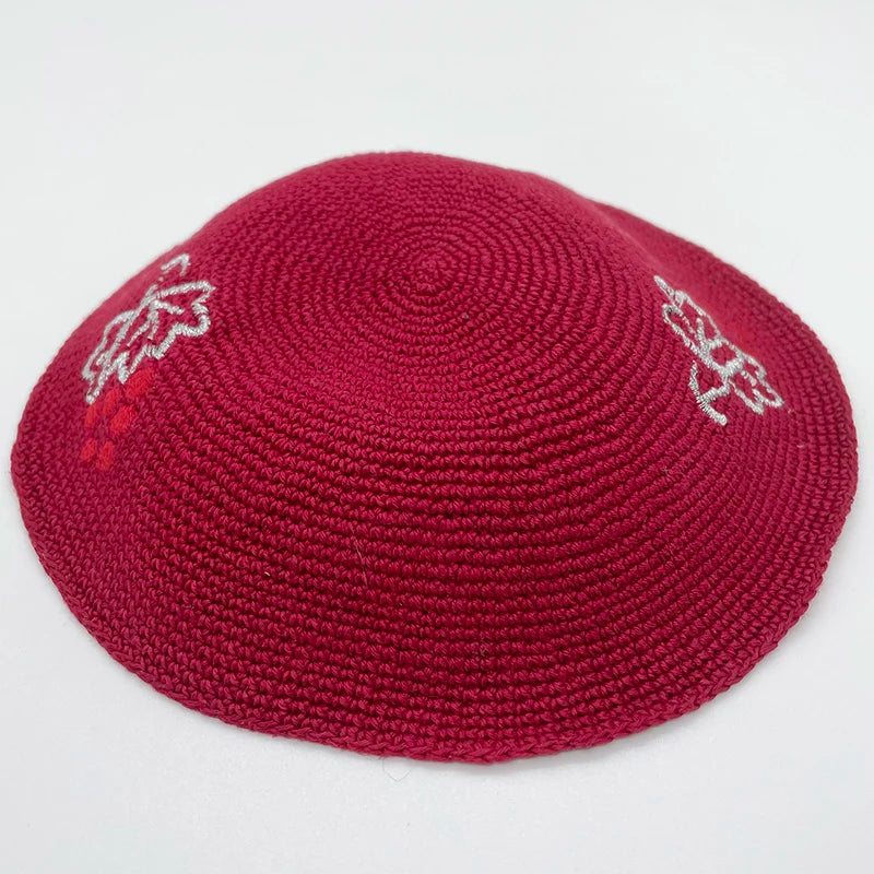 Jewish Kippa 17cm Knitted Kippah Yarmulke Skullcap