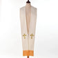 Clergy Stole Catholic Priest Stole Unisex Adults Catholic Mass Pastor Liturgical Overlay Embroidery Cross with Tassel
