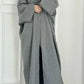 Similar Cotton Linen Batwing Kimono Abaya Dubai Islam Muslim Dress For Women Kebaya Kaftan Robe Musulmane Caftan Marocain Femme