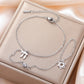 Dawapara Star of David and Chai Bracelet Hand Chain Jewish Hexagram Good Luck Judaica Jewelry Stainless Steel Jewelry