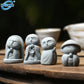 Buddha Statues Cute Little Jizo Buddha Sculpture Figurines Garden Ornaments Japanese Buddha Ksitigarbha Aquarium Bonsai