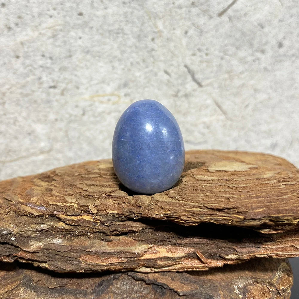 EG1-7 Mini Natural Stone Egg, Small Polished Egg Shaped Stone for Meditation Stress Relief Fidget Palm Desk Decor Gift