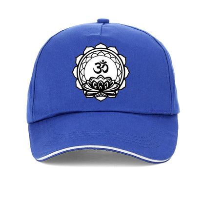 Om Yoga Lotus Flower women hat Religious Buddha Mandala Meditation Spiritual Indian Baseball cap Buddhist Lotus Meditation hat