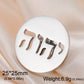 Dawapara Hebrew Letter Chai Brooch Star of David Menorah Jewish Symbol Lapel Pins Hanukkah Gift Stainless Steel Jewelry