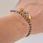New Boho Handmade Color Evil Eye Hamsa Hand Charms Stainless Steel Bracelet Luxury Natural stone jewelry Accessories