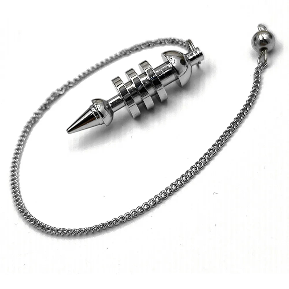 Pendulum - Brass Metal Dowsing & Divination Tool for Reiki Chakra & Metaphysical Spirituality Yoga Balancing Pendant
