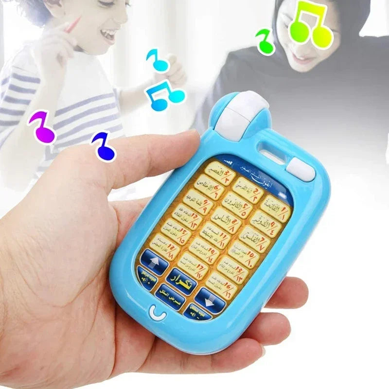 Arabic Quran Educational Toys 18 Chapters Education QURAN Phone with Light Learn Arabic KURAN Muslim Kids