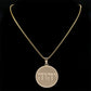 Tetragrammaton Jehovah Yahweh Hebrew Alphabet Necklace Women Men Stainless Steel Jewish Christianity Pendant Necklace Jewelry