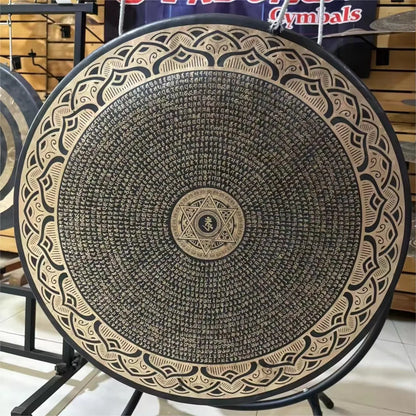 Arborea Sound Healing Gongs-Ancient Chau Gong 45-90cm with Mallet Meditation Gong  Deep Sound and Long Sustain for Therapy