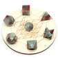 7Pcs Platonic Solid Sacred Stones Geometry Set Natural Crystals Reiki Healing Chakra Gemstones Lucky Home Decoration Gifts