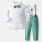 Baby Boy Clothes Toddler Wedding Suit Infant Birthday Party Gift Christening Chritmas Outfit Kid Easter Church Baptism Xmas Set