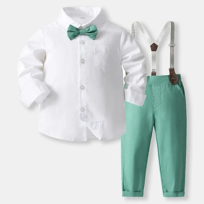 Baby Boy Clothes Toddler Wedding Suit Infant Birthday Party Gift Christening Chritmas Outfit Kid Easter Church Baptism Xmas Set
