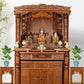 Cy  Solid Wood Buddha Shrine Buddha Cabinet Shrine Chinese Style Back Lamp Buddha Building Worship Prayer Altar Table Altar