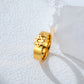 Cazador Gold Color Star of David Rings for Women Men Jewish Israel Ring Stainless Steel Judaism Finger Jewelry 2026 Gifts New