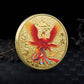 Chinese Mythical Beasts Coins Collectibles Dragon Coin Tiger Suzaku Zodiac Tai Chi Commemorative Medal Luck