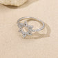 DPLAOPA 925 Sterling Silver Star of David Zircon CZ Engagement Ring 2025 New Luxury Classical Party Jewelry Gift for Women