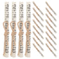 20pcs Hebrew Mezuzahs Scroll Blessing Paper Printed Mitzvah Kosher Scrolls For Hebrew Case Home Decor Holiday Decorations