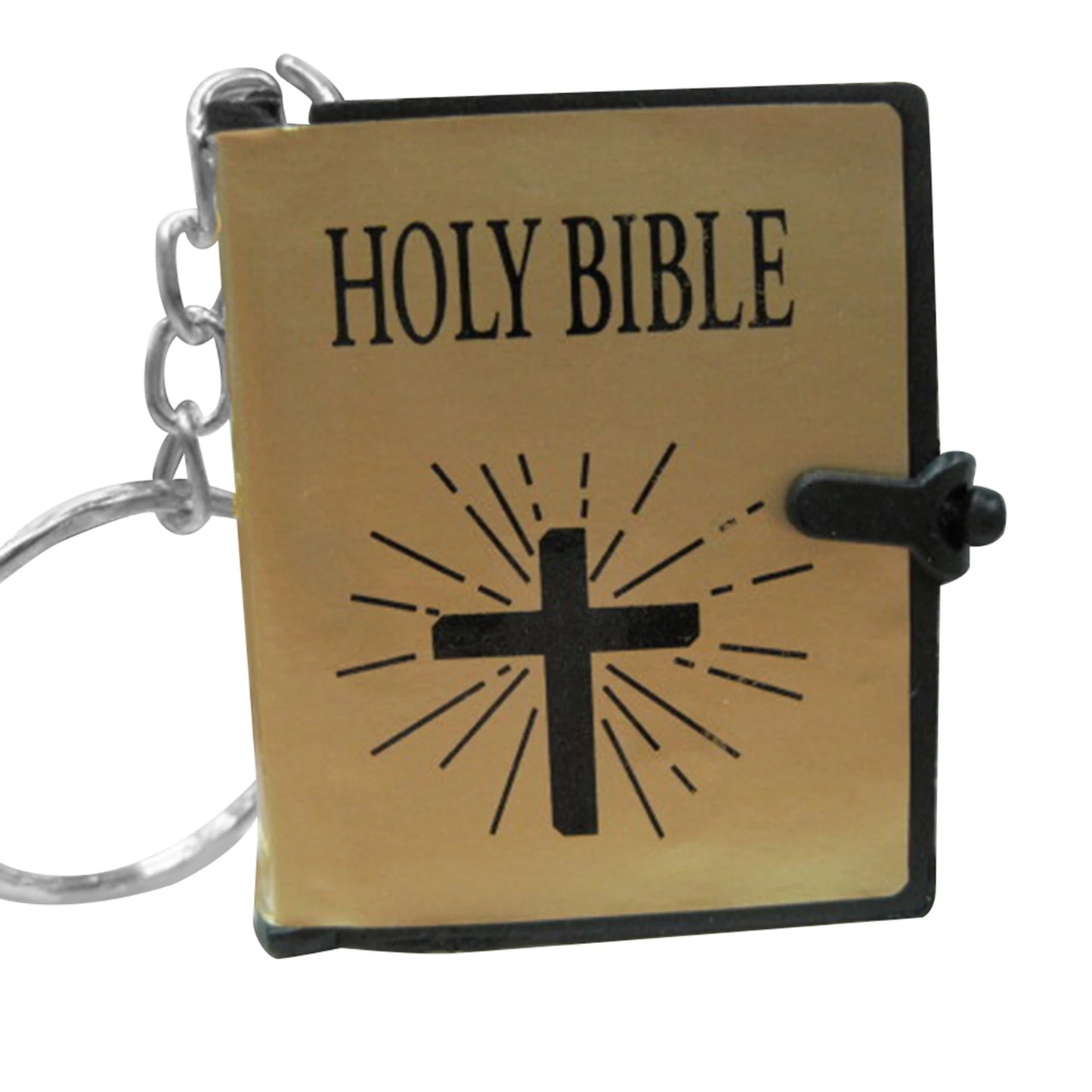 Christian Bible Spanish Pendant Keychain Bag Car Hanging Key Ring Birthday Gift Key Chain Bag Charms Keychains