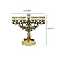 Hanukkah Star Menorah David Candelabra Candle Candlestick Holder Hand Paited Home Decoration Party Festival Candleholder Gifts