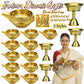4-50Pcs Diwali Diya Lamp Brass Oil Lamp Copper Butter Lamp Holder Traditional Indian Oil Lamp for Puja Kuber Indian Diwali Gifts