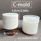 2pcs/Set Square Splicing Storage Box Mold Round Constellation Candle Vessel Candle Holder Concrete Mold DIY Home Decoration