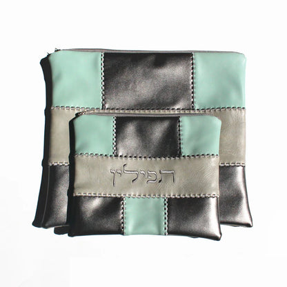 Talit/Tefillin Bag Set PU For Jewish Tallit Shawl Scarf
