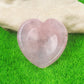 40mm Heart Crystal Worry Stone Palm Energy Therapy Reiki Healing Massage Quartz Meditation Pocket Gemstone Spiritual Thumb Flake