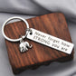 Inspirational Keychain Gift for Son Daughter Sister Brother BFF Stainless Steel Charms Jewelry Birthday Christmas for Men Women