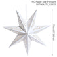 30-75cm Hollow Star Hanging Pendant Eid Mubarak Ramadan Decor 2025 Christmas Decor For Home Islamic Muslim Party Ramadan Kareem