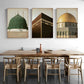 Islamic Masjid Mosque Allah Mecca Medina Kaaba Sacred Place Posters Canvas Painting Print Wall Art Pictures Living Room Decor