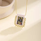 Nidin New Retro Religious Necklace Beaded Chain Link Virgin Mary & Jesus Sacred Heart Pendant For Women Men Prayer Jewelry Gifts