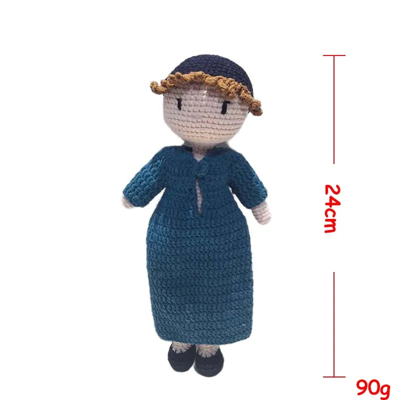Knitted Islamic Toys Crochet Dolls Hijab Muslim Quran Ramadan Kids Halal Eid Al-Fitr Gifts Educational Plush Dolls