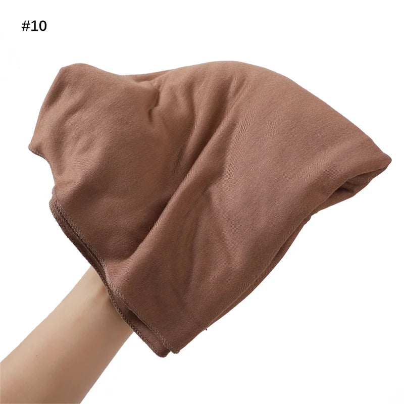 80*180cm Modal Rayon Cotton Muslim Jersey Hijab Women Solid Color Scarf Ramadan Long Shawl Plain Soft Turban Wraps Headband